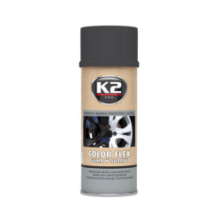 K2 COLOR FLEX Płynna guma w sprayu spreyu puszce czarny mat 400 ml