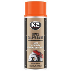 K2 Lakier do zacisków i bębnów hamulcowych pomarańczowy 400 ml