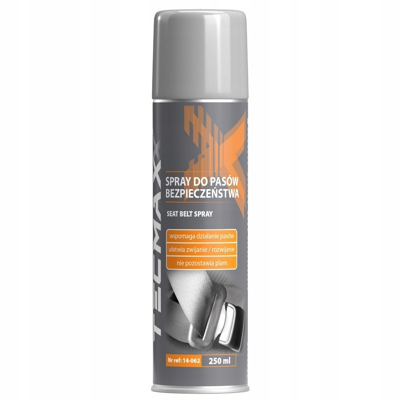 TECMAXX Sprey spray do regeneracji pasów bezpieczeństwa 250ml TECMAXX Sprey spray do regeneracji pasów bezpieczeństwa 250ml