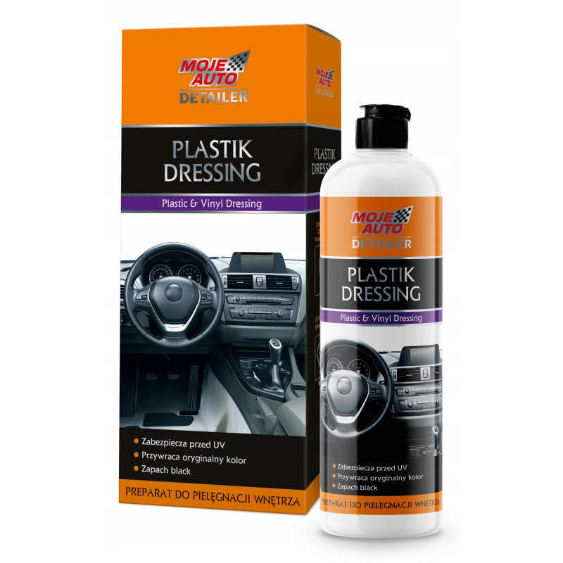 Preparat do pielęgnacji detailer plastik dressing do plastiku 500 ml Preparat do pielęgnacji detailer plastik dressing do plastiku 500 ml