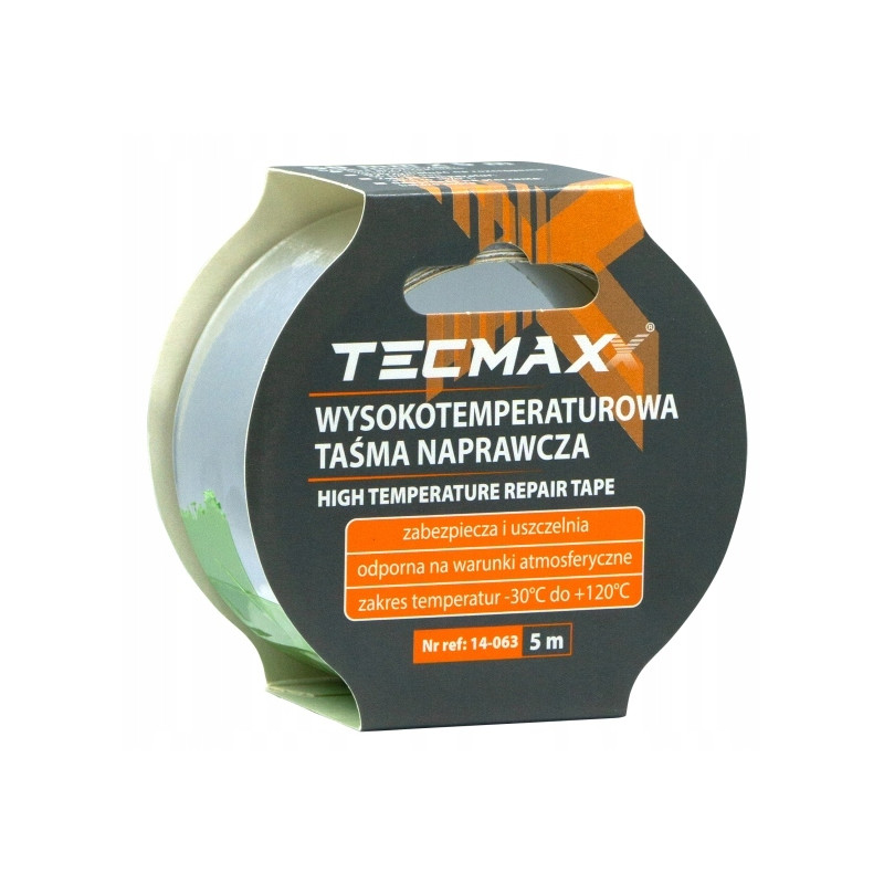TECMAXX Wysokotemperaturowa taśma naprawcza do tłumików 5 mm x 5 m TECMAXX Wysokotemperaturowa taśma naprawcza do tłumików 5 mm x 5 m