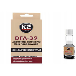 Dodatek do paliwa diesel K2 DFA-39 chroni przed mrozem do -39°C 50ml