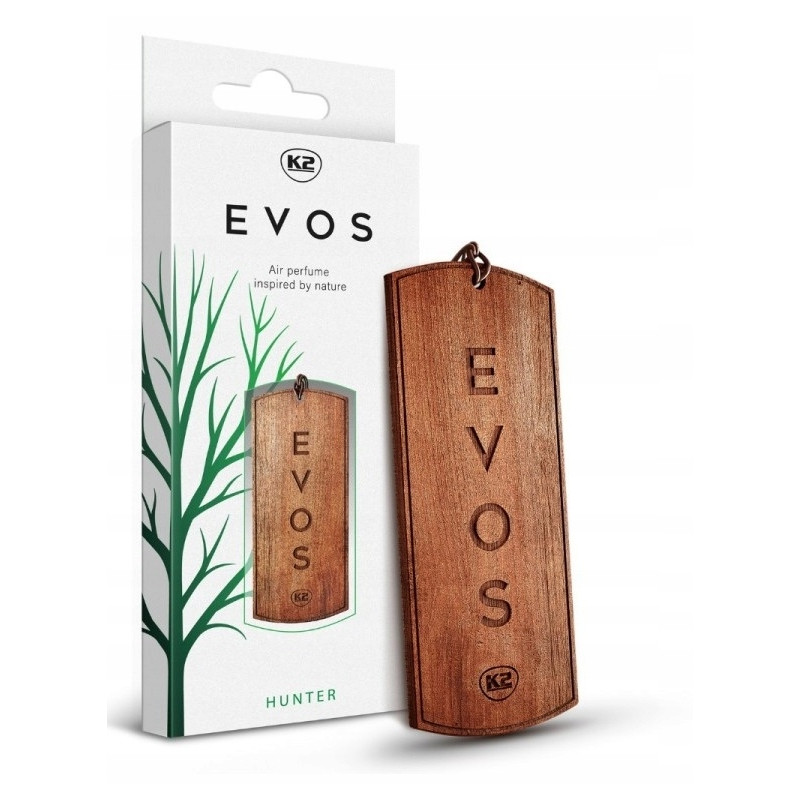 K2 EVOS HUNTER Perfumy odświeżacz powietrza do auta zawieszka K2 EVOS HUNTER Perfumy odświeżacz powietrza do auta zawieszka