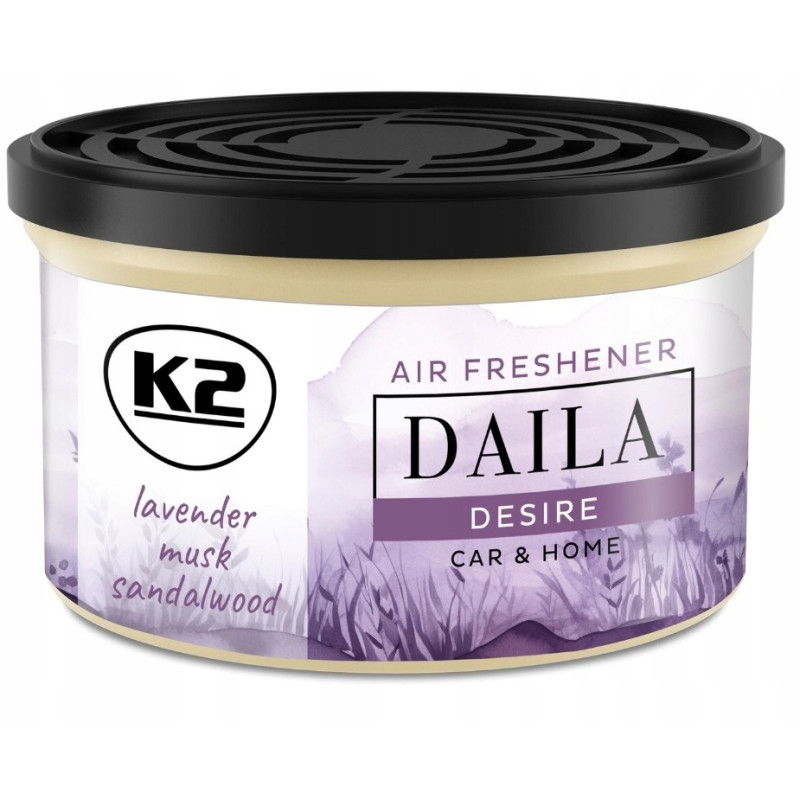 K2 DAILA DESIRE Zapach w puszce odświeżacz powietrza lawenda 30 g