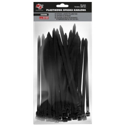 MA Professional Opaska kablowa trytytka czarna 7,6 mm x 200 mm 50 szt.