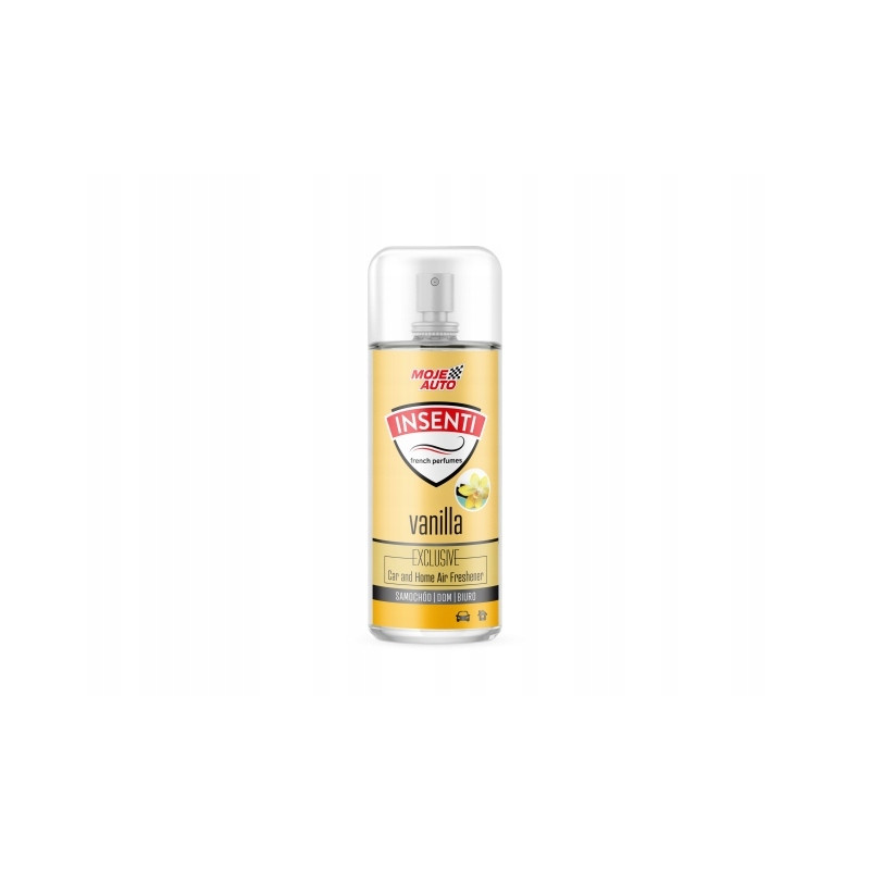 Insenti Spray Zapach samochodowy odświeżacz powietrza Vanilia 50 ml Insenti Spray Zapach samochodowy odświeżacz powietrza Vanilia 50 ml