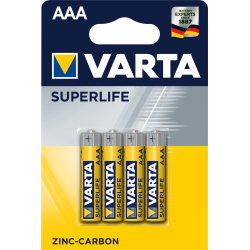 Baterie Varta Superlife AA R6P cynkowo-węglowe 4 sztuki