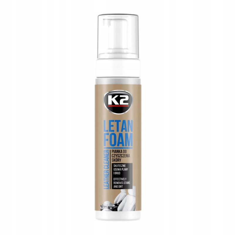 K2 LETAN FOAM Pianka preparat do czyszczenia skóry 200ml K2 LETAN FOAM Pianka preparat do czyszczenia skóry 200ml