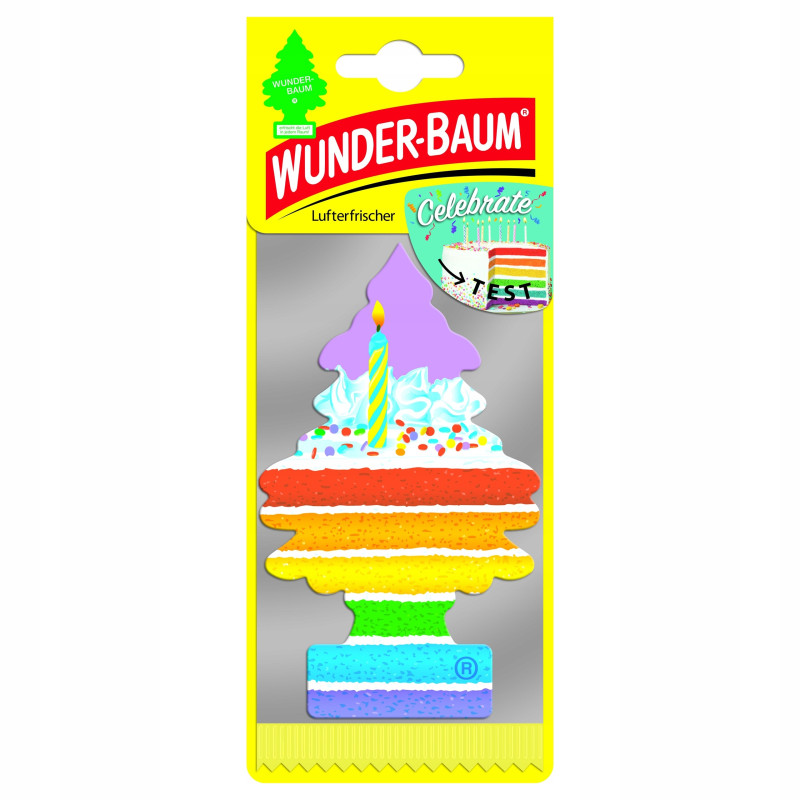 WUNDER BAUM Odświeżacz samochowy zawieszka do samochodu Celebrate WUNDER BAUM Odświeżacz samochowy zawieszka do samochodu Celebrate