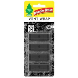 WUNDER BAUM Odświeżacz zawieszak na kratkę do samochodu black ice 4szt