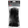 Opaski zaciskowe plastikowe - czarne 3,6 mm x 200 mm 100 sztuk