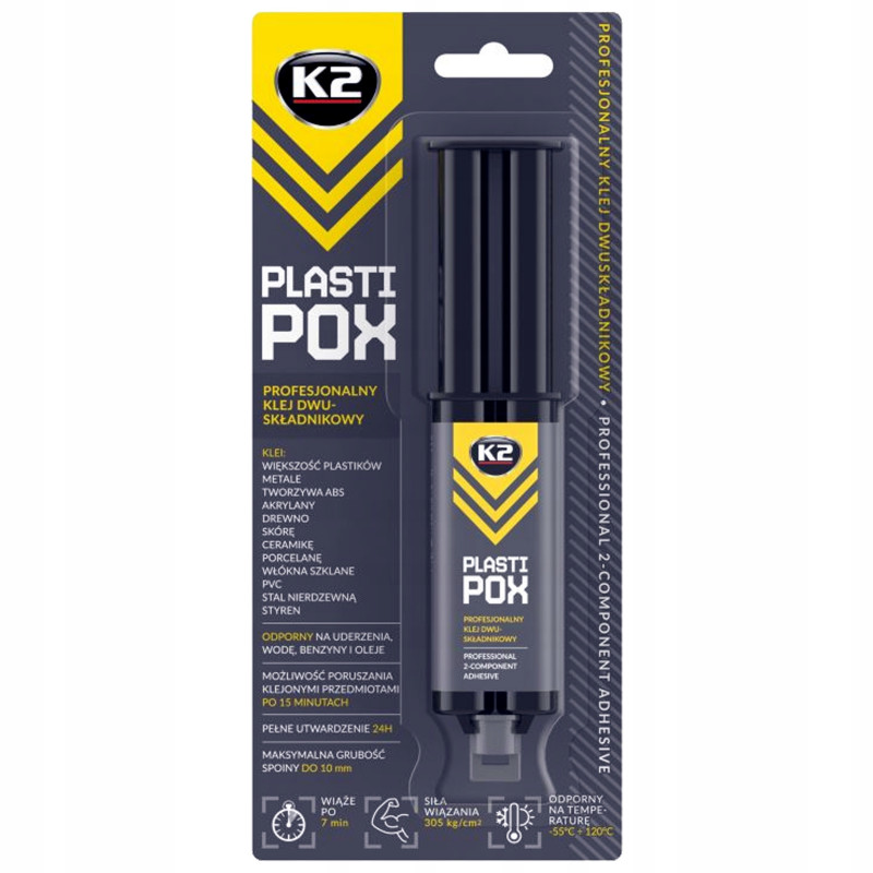 K2 Plastipox klej do plastiku spawanie plastików