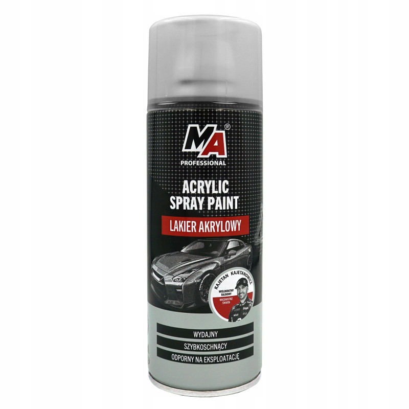 Lakier akrylowy bezbarwny 400ml odporny na zarysowania Lakier akrylowy bezbarwny 400ml odporny na zarysowania