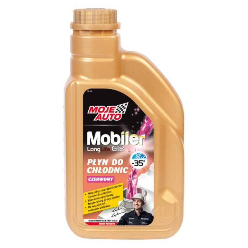 Płyn do chłodnic czerwony LongLife 1L Mobiler Płyn do chłodnic czerwony LongLife 1L Mobiler