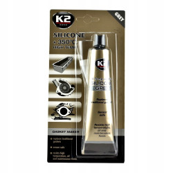 K2 Silikon szary płynny wysokotemperaturowy do +350c 85g
