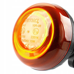 Lampa LED ostrzegawcza kogut 12V 24V traktor stroboskop + uchwyt
