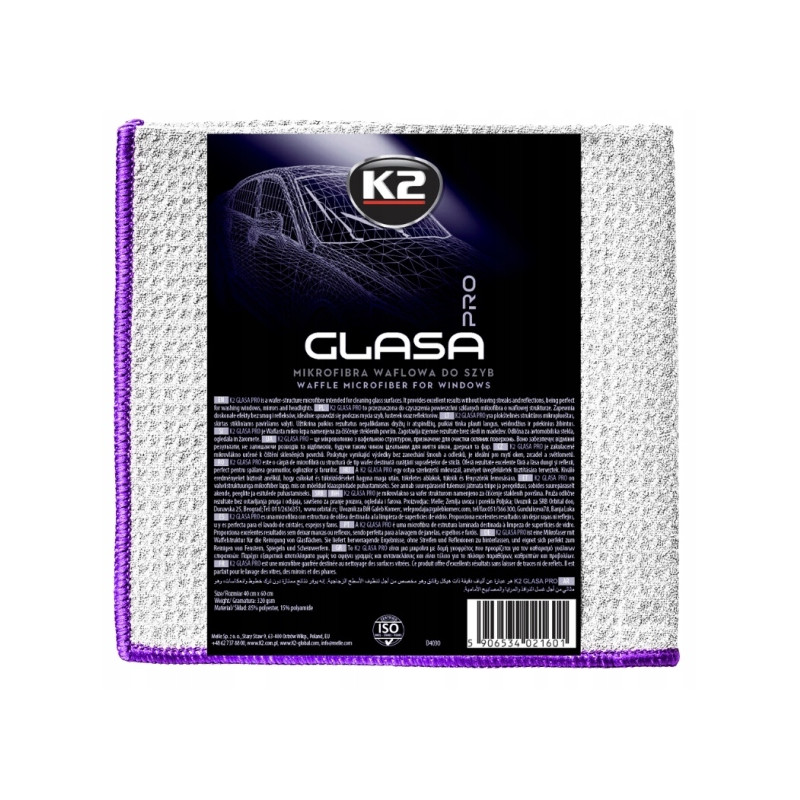 K2 GLASA Promikrofibra waflowa do szyb K2 GLASA Promikrofibra waflowa do szyb
