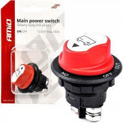 Wyłącznik odłącznik prądu hebel akumulatora AMIO 12V 24V 100A