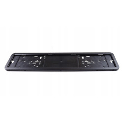 Ramka pod tablice rejestracyjna metal czarny matowy