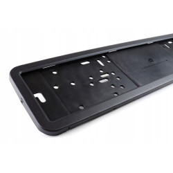 Ramka pod tablice rejestracyjna metal czarny matowy