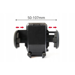 Uchwyt na szybę do telefonu regulator HOLD 03 czarny