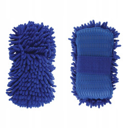 Gąbka do mycia samochodu szyb szkla plastiku mikrofibra 27x14x6 cm AMIO