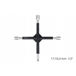 Klucz krzyżakowy gumowany 17 mm - 19 mm - 21 mm 1/2 "
