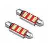 Żarówki LED 12 - 24 V C5W C10W 41 mm 12 XSMD 2 szt