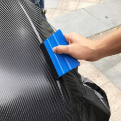 Zestaw rakla z filcem i nożyk modelarski do aplikacji folii naklejek