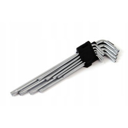 Zestaw Torx kluczy klucze sześciokątne długość 230mm 9 szt.