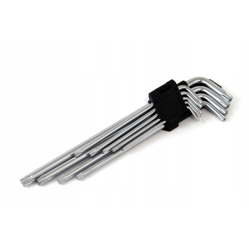 Zestaw Torx kluczy klucze sześciokątne długość 230mm 9 szt. Zestaw Torx kluczy klucze sześciokątne długość 230mm 9 szt.