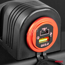 Gniazdo zapalniczki obudowa pojedyncza USB  Mod-15 AMIO