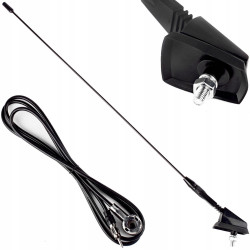 Antena samochodowa z adapterem 41 cm 5 mm