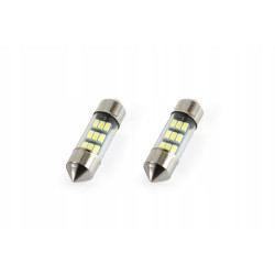 Żarówki żarówka LED 12 V C5W C10 W 31 mm białe