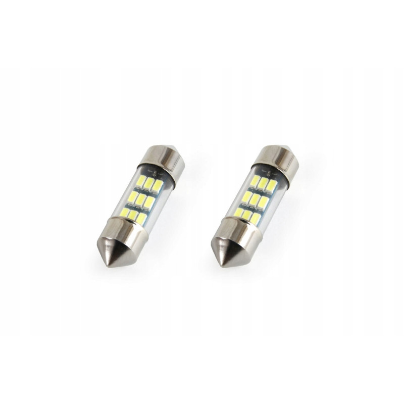 Żarówki żarówka LED 12 V C5W C10 W 31 mm białe Żarówki żarówka LED 12 V C5W C10 W 31 mm białe