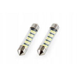 Żarówka żarówki LED C5W C10W 39 mm 12 V 0.6 W 15 x SMD