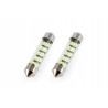 Żarówka żarówki LED C5W C10W 39 mm 12 V 0.6 W 15 x SMD
