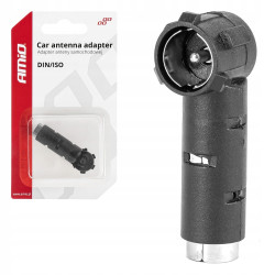 Adapter antenowy uniwersalny DIN ISO kątowy