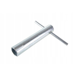 Klucz do wykręcania wkrecenia rurkowy świec 21 mm długość 14,5 cm AMIO