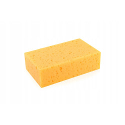 Gąbka do mycia samochodu 20x12x6 cm żółta AMIO
