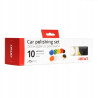 Zestaw 7x gabek do polerowania polerskie + dysk + adapter + futro AMIO