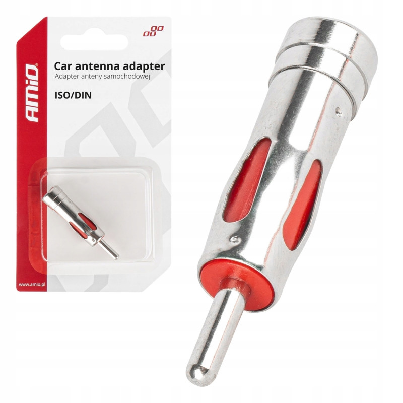 Adapter antenowy uniwersalny DIN ISO prosty Adapter antenowy uniwersalny DIN ISO prosty