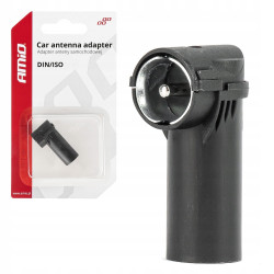 Adapter antenowy ISO DIN katowy