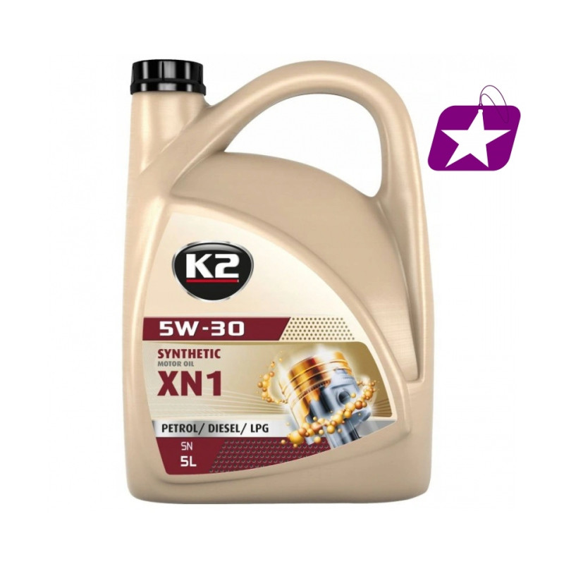 K2 5W-30 TEXAR XN1 Olej samochodowy silnikowy 5 L K2 5W-30 TEXAR XN1 Olej samochodowy silnikowy 5 L