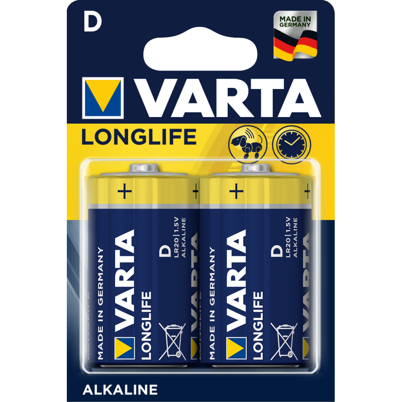Baterie Varta Long Life D LR20 alkaliczne 2szt