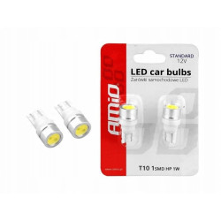 Żarówki żarówka LED 12 V T10 W5W 1XSMD HP białe 2 szt