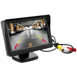 Wyświetlacz do kamer cofania monitor kolor 4,3" AMIO