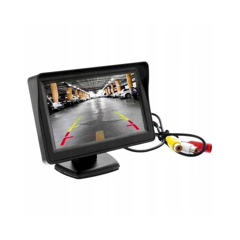 Wyświetlacz do kamer cofania monitor kolor 4,3" AMIO
