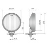 Reflektor halogen dalekosiężny WARSZAWA SYRENA NYSA FSM F126 FSO 125p 0611.44910