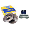Tarcze hamulcowe Metelli + klocki Polonez FSO 125p przód